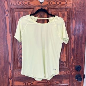 Neon green Under armor athletic T-shirt